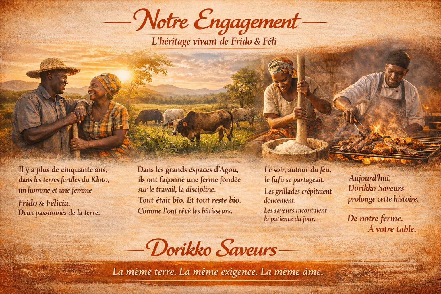 Notre engagement — l'héritage
